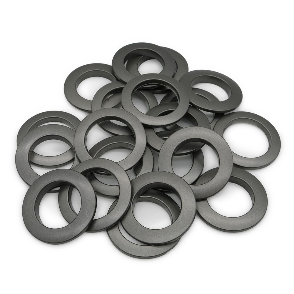 Люверсы шторные ⌀35 мм, с многоуровневым замком цвет № 36 матовый никель, 10 шт