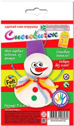 Набор для творчества Клевер, Снеговичок, АФ 01-360