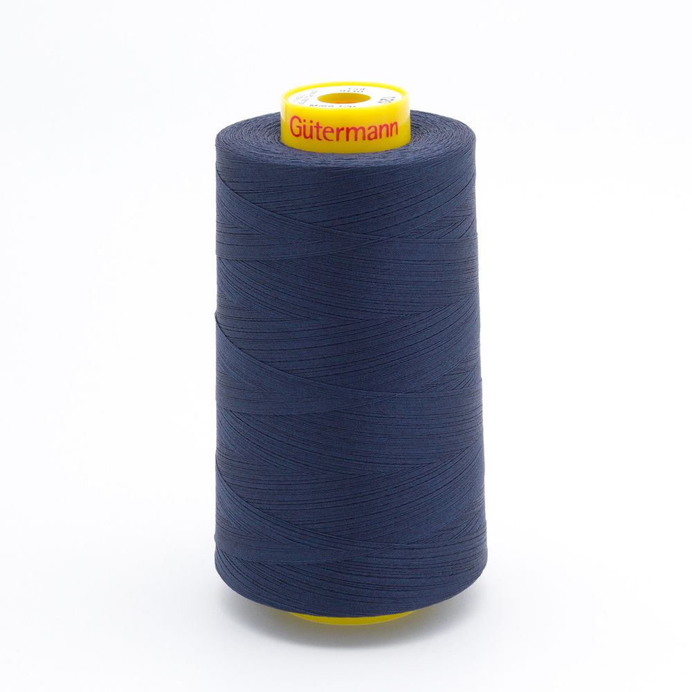 Нитка универсальная Gutermann Mara 120/2, 5000 м, 700185, 9110 джинсовый темно-синий, 1 катушка