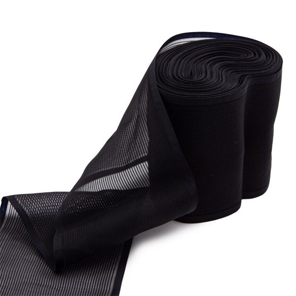 Лента для бантов (капрон) _8 см, 25 м (черный) С3501