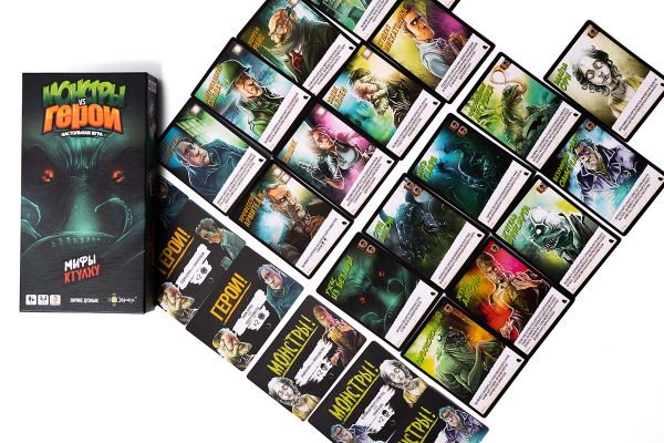 Игра настольная Монстры vs Герои. Мифы Ктулху, Эврикус BG-11066