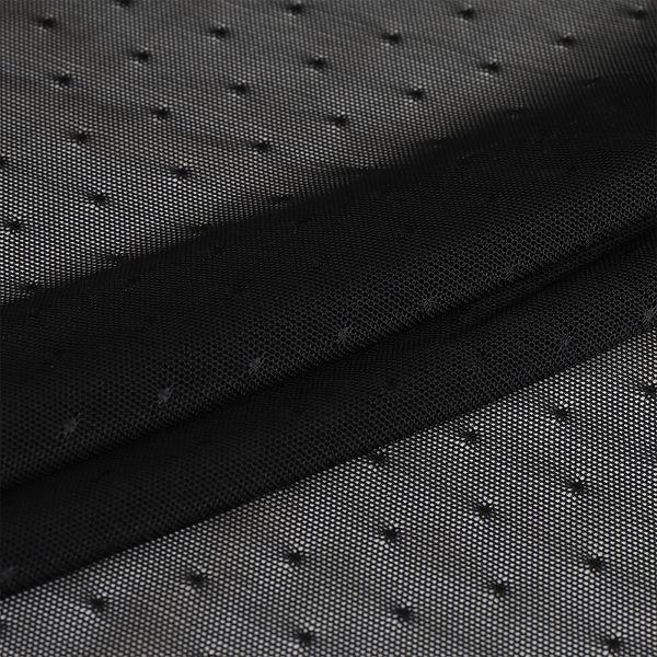 Сетка бельевая эластичная 80 г/м², шир.140 см / 15 кг, OLG024.170, цв.170 черный /OLG024.170/