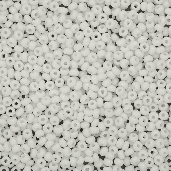 Бисер Preciosa 10/0 (2.3 мм), 100 г (5х20 г), непрозрачный, цв. 03050
