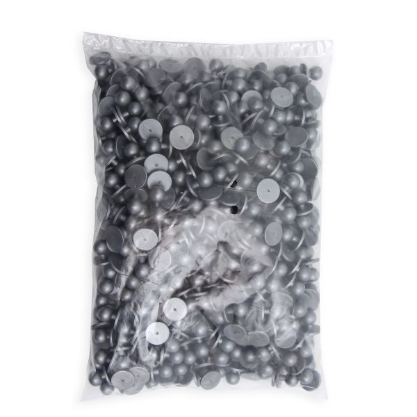 Пукля поварская, цветная, 10 мм (серебро) П-10, 500 шт