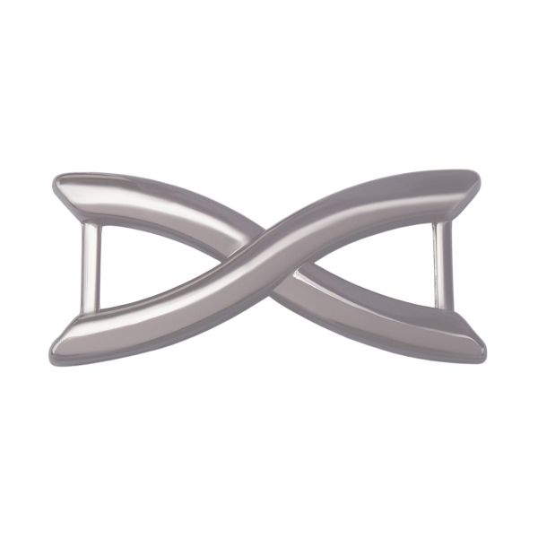 Пряжка ременная металл 8 мм, Pewter олово (чер.никель), 4 шт, MB198