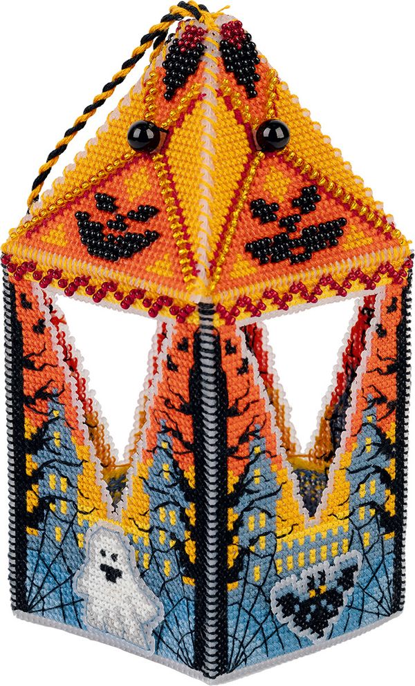 Набор для вышивания нитками Panna IG-7488, Мистический фонарь, 7х15.5 см