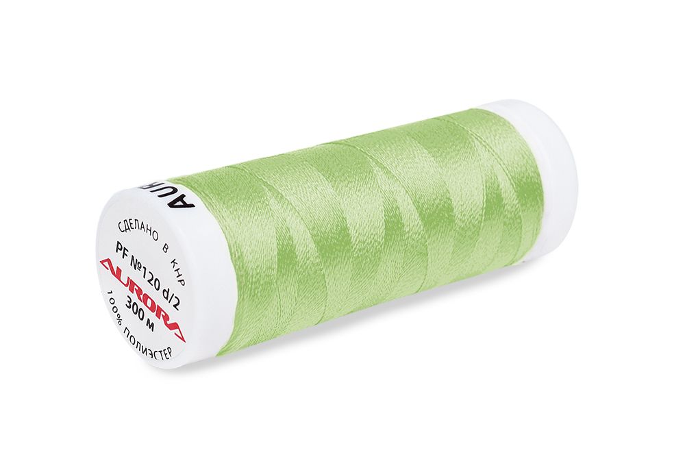 Нитки для креативных работ Aurora №120, 300 м, цв. PF251, 5 катушек