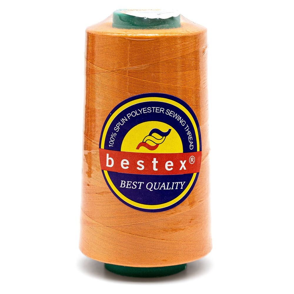 Нитки универсальные Bestex 50/2, 4570 м (5000 ярд) / 1 кат., 019 светло-оранжевый