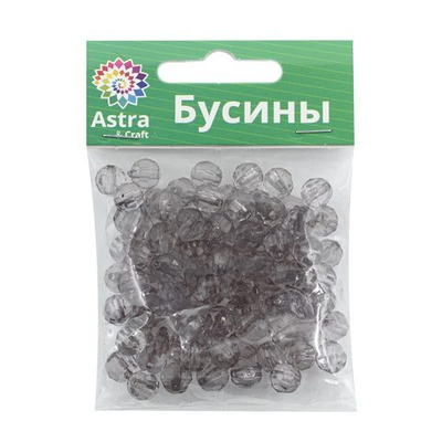 Бусины акрил ⌀8 мм, 25 г, Astra&Craft, 88