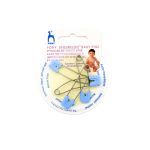 Булавки английские с замком безопасности, голубой, Pony /TOS/