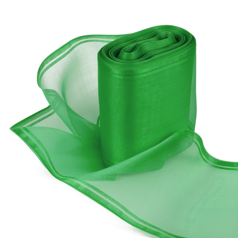 Лента капроновая (органза) для бантов 98-117.0 мм / 25±1 метров, зеленый, Gamma C 3504
