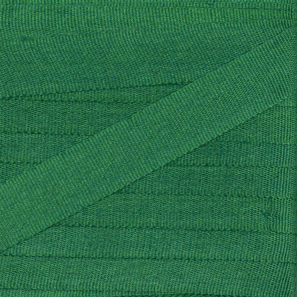 Лента (тесьма) шелковая 7.0 мм / 45.5±0.5 метров, №195 яр.зеленый, Gamma SR-7