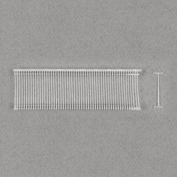 Держатели этикеток к этикет пистолету 25 мм, 5000 шт, прозрачный, Micron TPS-01