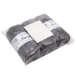 Пряжа Astra Premium (Астра Премиум) Ласка / уп.3 мот. по 100 г, 370 м, 927 темно-серый