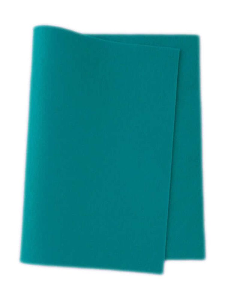 Войлок натуральный 20х20см, De Witte Engel, VPAK999, V551, turquoise, бирюзовый /TOS/