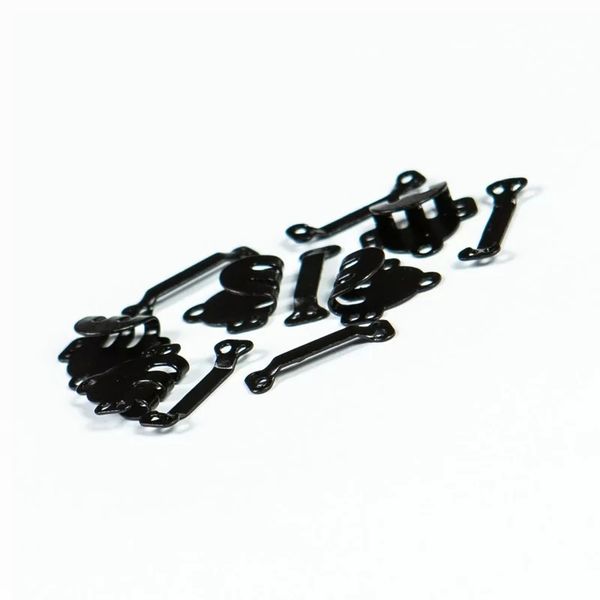 Крючки брючные (юбочные) пришивные 11 мм (15х21 мм), цв. черный, 50 шт, BIG