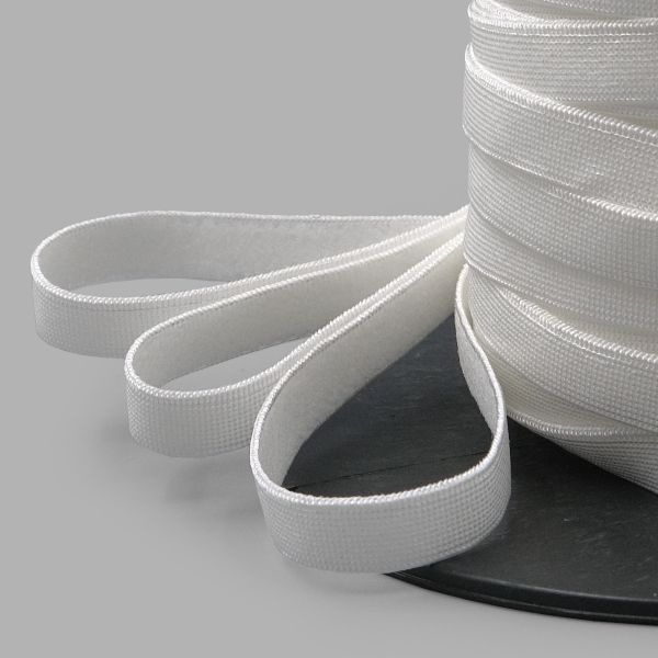 Резинка бельевая (бретелечная) матовая 8.0 мм / 50 метров, молочный, (МL195.008)