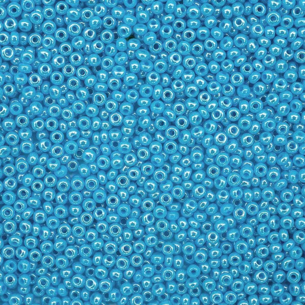 Бисер Preciosa 10/0 (2.3 мм), 100 г (5х20 г), непрозрачный с жемчужным покрытием, цв. 68020