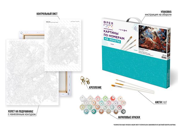 Картина по номерам Фрея PNB/PL-359, Погруженная в книгу, 50х40 см