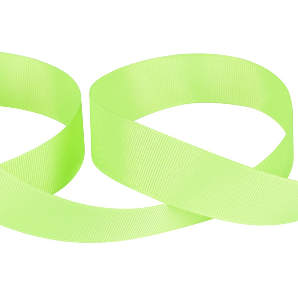 Лента репсовая нарезка 25.0 мм / 5 шт по 5.4 метра, 073 салатовый, Gamma GR-25