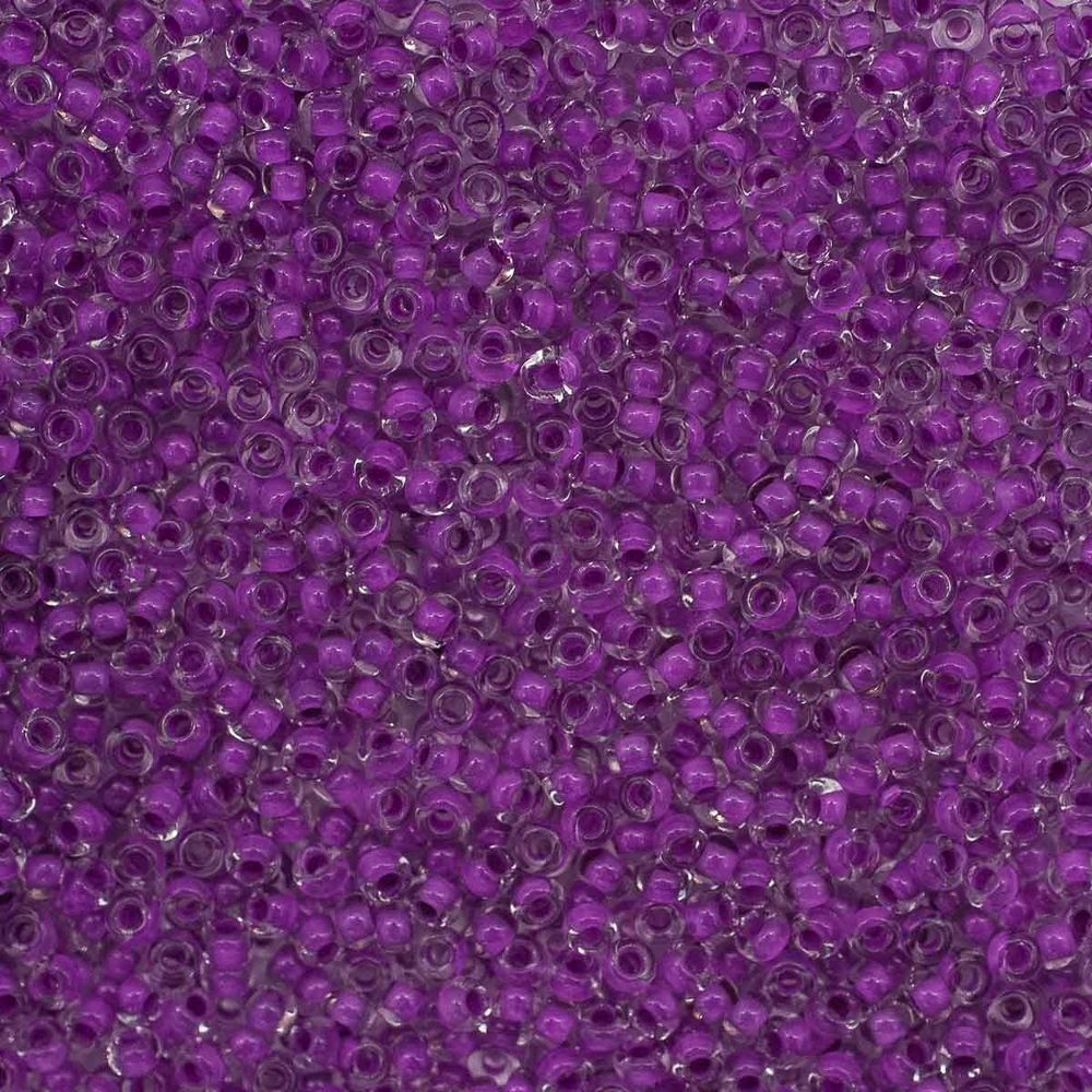 Бисер Preciosa прозрачный с цветн. серед. и с покрытием 10/0 (2.3 мм), круг.отв, 20гр, уп.5 шт