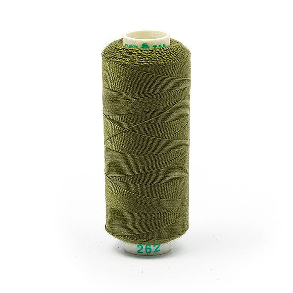 Нитки швейные бытовые Dor Tak 40/2, 366 м / 10 кат., 262 серый