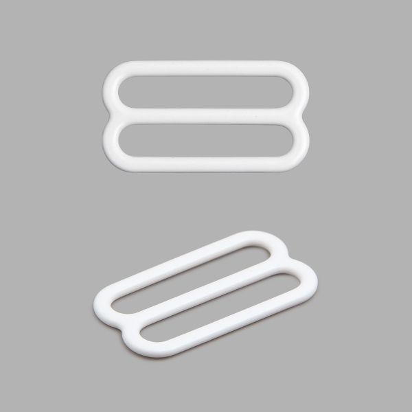 Рамки-регуляторы для бюстгальтера металл 20.0 мм, 20 шт, белый, ГВ1008