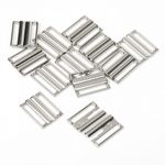 Пряжка-застежка для купальников металл 25.0 мм, 125SW цв.никель уп.10 шт