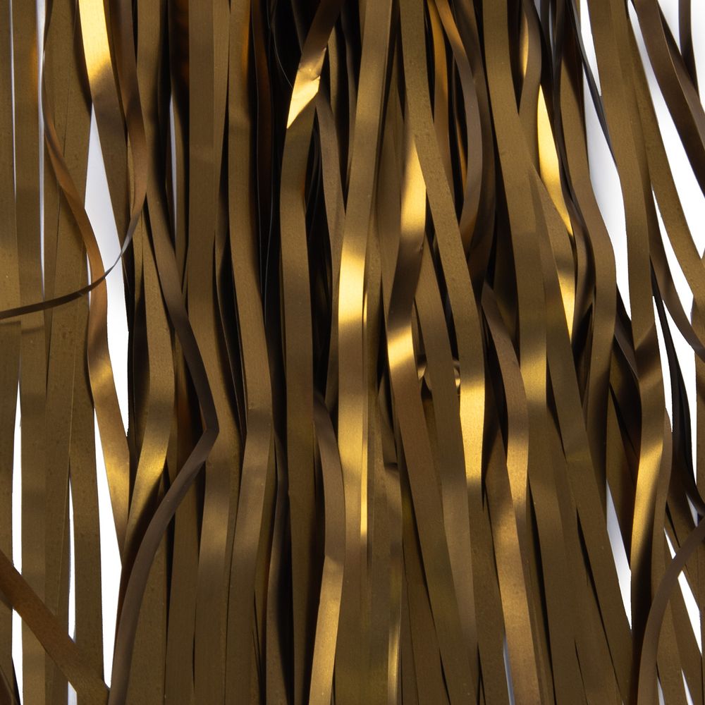 Занавес Дождик 100х200 см, 01_коричневый с золотом, Boomzee GBZ-12