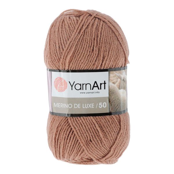 Пряжа YarnArt (ЯрнАрт) Merino de Lux / уп.5 мот. по 100 г, 280м, 514 кофе с молоком