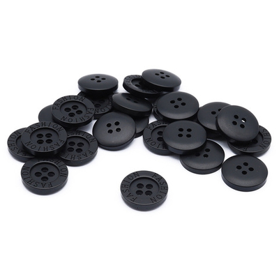 Пуговицы 4 прокола 32L (20мм), (Black (черный)), 24 шт