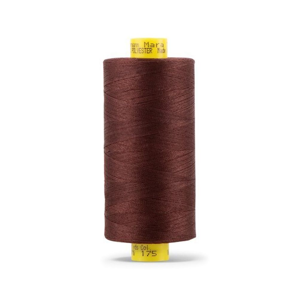 Нитка универсальная Gutermann Mara 120/2, 1000 м, 700207, 175 т.красный шоколад, 1 шт