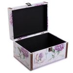 Шкатулка декоративная сундучок 28х20х15 см, 014 Изящная гортензия, Gamma DBK-07
