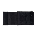 Удлинитель застежки для бюстгальтера 3*2, 40 мм, черный, 1 шт, Pony, 73304