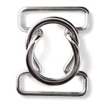 Застежки для купальника (бикини) и ремней 25.0 мм, серебристый, Prym