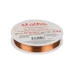 Проволока для бисера ⌀0.25 мм, 50 метров, 03 под св.медь, Zlatka DGB-S025