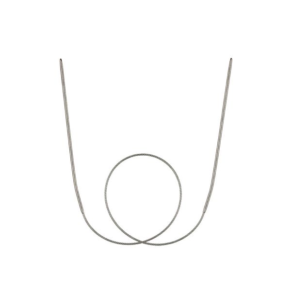 Спицы круговые металл ⌀1,8 мм, 40 см, с металлической леской, Gamma MKS-R