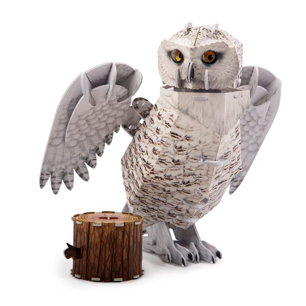 Пазл объемный 3D, 62 элемента, Серия Животные, Полярная сова, Rezark ANM-01