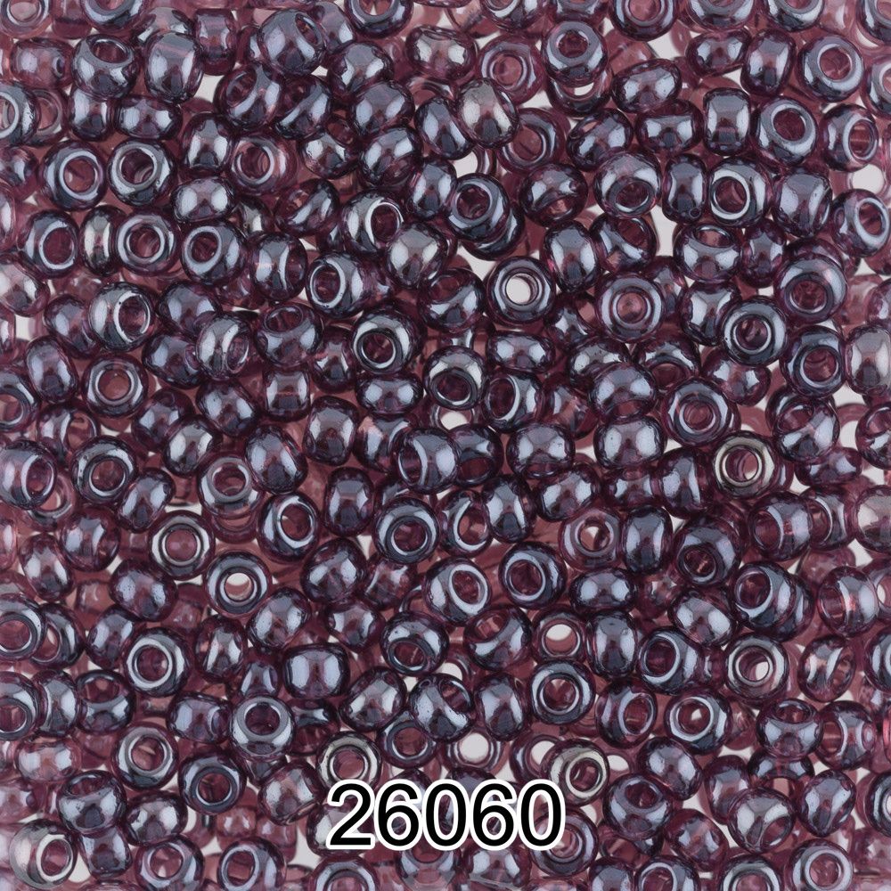 Бисер Preciosa круглый 10/0, 2.3 мм, 500 г, 26060 (Ф025) сливовый