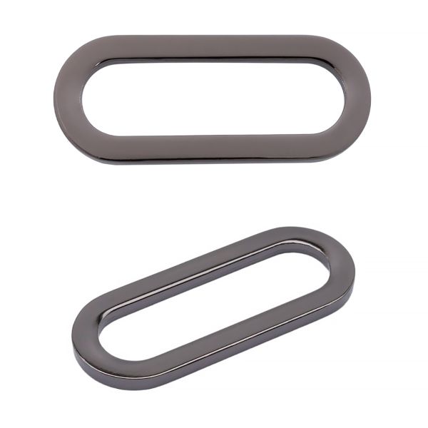 Рамка овальная металл 30 мм (чер.никель), ГНУ13818, 20 шт