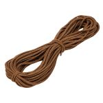 Шнур круглый п/э плетеный 6 мм / 25 метров, темно-коричневый, 3AR3286