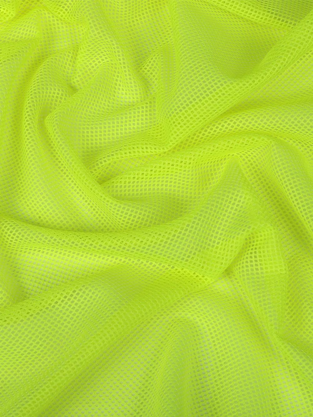 Сетка подкладочная трикотажная 65 г/м², 170 см / 5 метров, TBY.0354.229.5, цв.F229 неон лайм