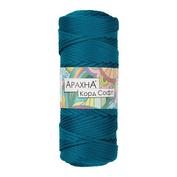 Пряжа Arachna Cord Soft / уп.3 мот. по 260г, 100м, 173 морская волна