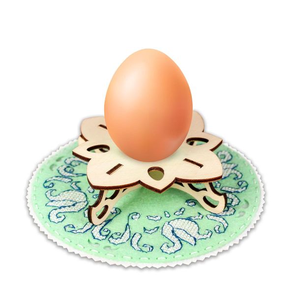 Набор для вышивания на фетре Весенняя подставка 13х13см, МП Студия, Т-1026