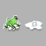 Пуговицы детские Лягушка (094 зеленый) QN642-W2, 72 шт