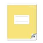 Тетрадь ученическая школьная A5 12 л. на скобе 65 г/м², белизна 100% 25 шт клетка, 01398 Однотон с уголком, Светоч Т74