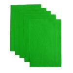 Фетр листовой 1 мм, 20х30 см, 5 шт, 044 зеленый, Blitz FKC10-20/30