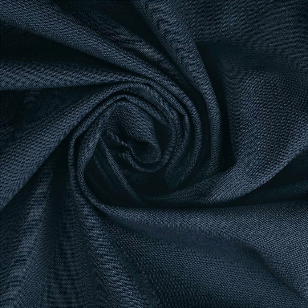 Льняная ткань 200 г/м², 140 см / 5 метров, TBY.Li.1009.55.5, цв.55 серо-синий