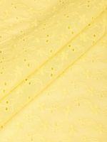 Ткань шитьё (прошва) 100 г/м², 150 см / 2 метра, TBY.Emb.8067.15, 15 желтый