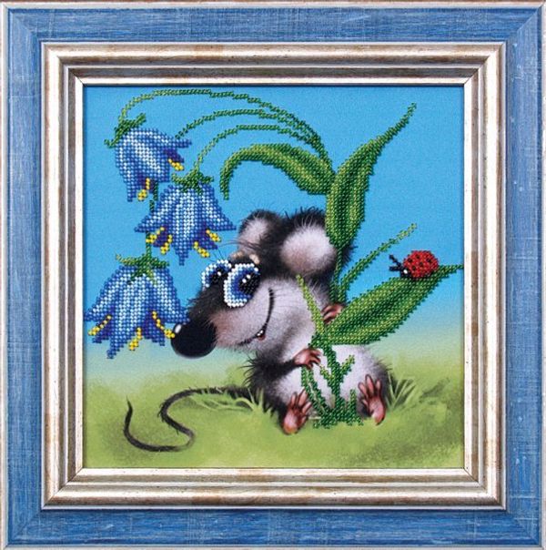 Набор для вышивания бисером Магия канвы, Жизнь прекрасна 20х20 см